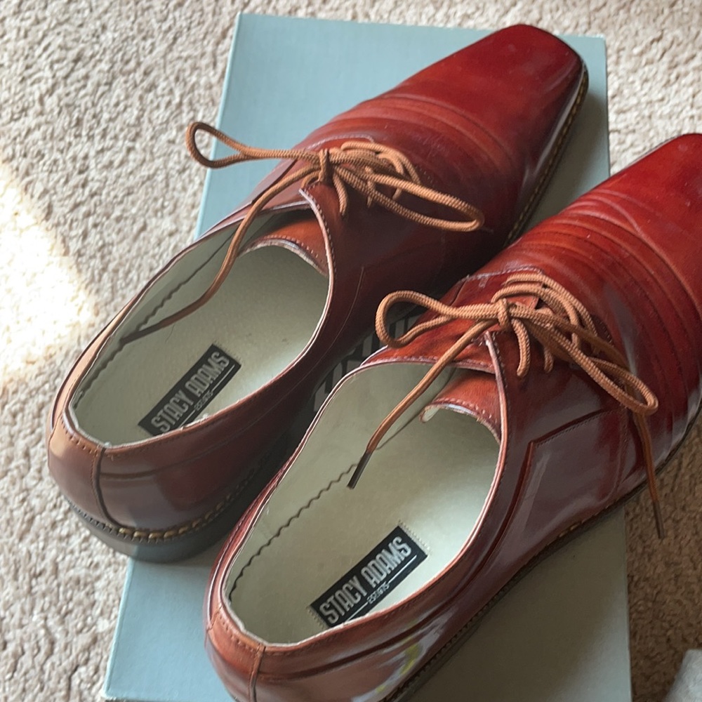 Cognac colored dress shoes - Picture 3 of 4